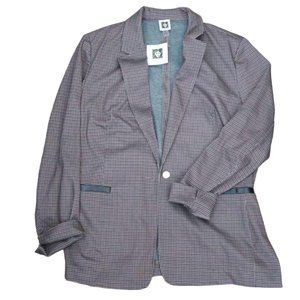 Anne Klein - Executive Plaid Jacket Size XL